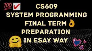 cs609 lecture 40 || cs609 final term preparation 