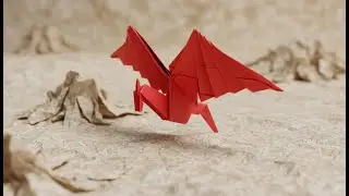 Origami Dragon With Detailed Instructions