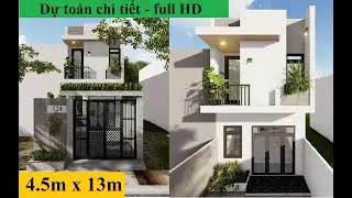 Nhà phố 4.5x13 một trệt một lầu