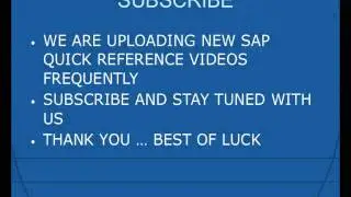 SAP BI Transaction codes - SAP Business Ware house Tcodes