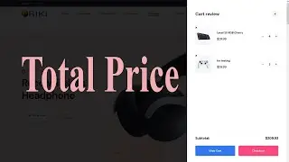 7#3 Shop with laravel 10 cart total price
