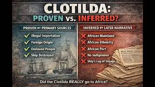 Re-Examining The Clotilda: Evidence, Inference, & Missing Records / The Supposed Last Slave Ship