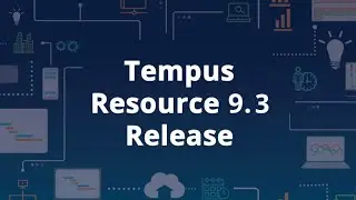 Tempus Resource 9.3 Release