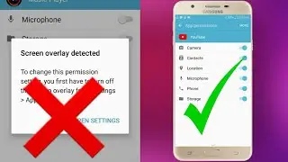 Screen Overlay Detected Problem Solution  how to fixed screen overlay detected problem fixed 2022