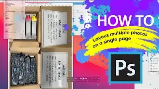 How to layout multiple photos on one page in Adobe® Photoshop®