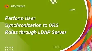 How to Perform User Synchronization to ORS Roles through LDAP Server
