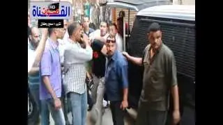 قاتل تاجر شارع النمسا بالسويس أثناء تمثيله الجريمة أمام النيابة