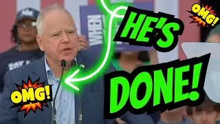 Tim Walz is FALLING APART and KAMALA HARRIS is MAD #funny #bidengaffe