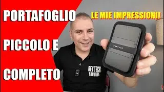 Portafogli più piccolo e completo! porta chiavi, contanti, card #puncube #minimalwallet #portafoglio