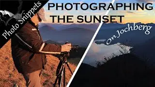 Sunset landscape photography on Jochberg