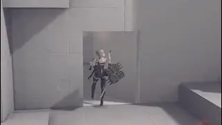 Nier Automata's 5 year old hidden door