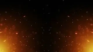 Fire sparkle black screen, Fire particles black screen No Copyrights