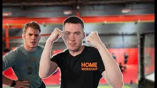 5 round MMA home workout (live)