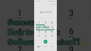 Samsung's Software Version 