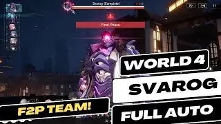 HONKAI STAR RAIL WORLD 4 SVAROG BOSS FIGHT AUTO WITH F2P TEAM!