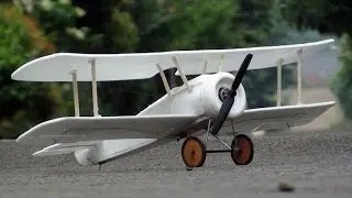 Sopwith Camel 600 mm Depron RC Plane maiden flight