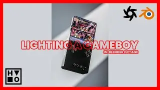 Lighting A Game boy | Blender 4 octane | Tutorial