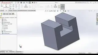 SOLİDWORKS ÖRNEK ÇİZİM BAŞLANGIÇ -1-