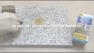 Como remover manchas de ferrugem em granito
