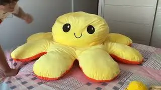 How Bigger Of The XXL Reversible Octopus Plush