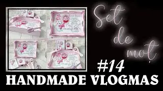 Handmade Vlogmas #14// SET DE MOT // Decoupage// Metoda servetelului// handmade// napkin // DIY