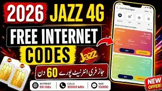 👉 Jazz Free Internet Code 2026 😱 | Jazz SIM Lagao Offer | Jazz New SIM Free Package Full Details