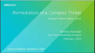 Remediation of a complex threat that makes multiple changes to the endpoint
