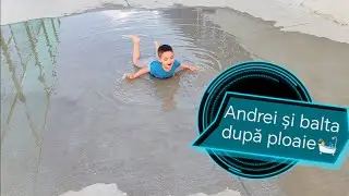 A intrat îmbrăcat în baltă