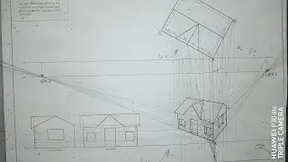 Engineering Graphic and Design/Grade 11 two points Perspective Drawing Task 1️⃣1️⃣