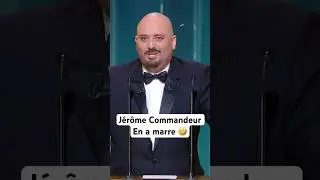 Jérôme Commandeur and the freeloaders at the César Awards 🤣