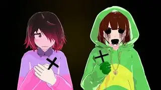 MMD►I Need An Exorcism Meme►Betty male and Chara male