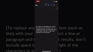 Create meeting minutes using Microsoft Word template on an iPhone