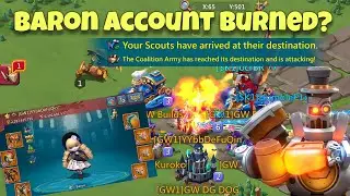 Lords Mobile - ocrBR77 Vs Baron Maxed Account in fury. Can we burn it susccessfully?