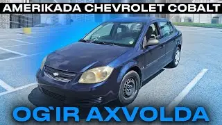 AMERIKADA CHEVROLET COBALT, JUDA OG'IR AHVOLDA. FARQI BORMI UZBEKISTON COBALTI BILAN?