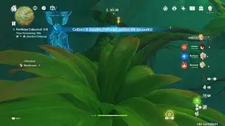 Genshin Impact - Devantaka Mountain - Collect Dendro Particles Challenge