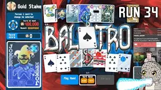 Sevens Don't Have Synergies On Gold Stakes: Erratic Deck! Balatro Run #34