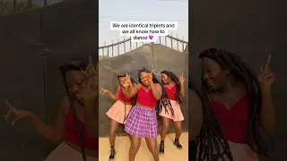 Triplets dancing to Egwu by Chikeofficial ft Mohbad #dance #triplets #youtubeshorts