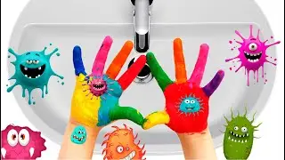 Как правильно мыть РУКИ с МЫЛОМ !!!