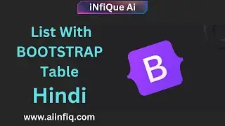 || List With BOOTSTRAP Table || HTML By Sachin Sir || HINDI ||