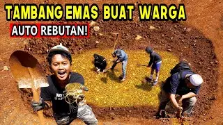 NEKAT! TAMBANG EMAS BUAT DIAMBIL WARGA. RICUH AUTO REBUTAN EMAS.
