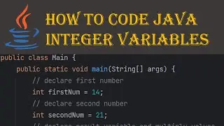 #4 | Java integer variables | Java tutorial for beginners