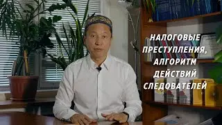 Налоговые преступления,  алгоритм действий следователей