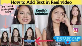 How to use REELS instagram | How to add text in reel tutorial | words in reel, multiple text in reel