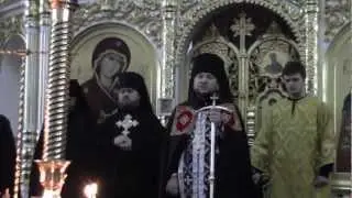 Вечерня с чином прощения в Щегловской обители Тулы