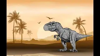 How to Draw a T-Rex Wearing a Face Mask