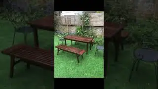 Outdoor Elegance on a Budget: Restoring a Wooden Table with StudHawk - Affordable Hand Saw Guide!