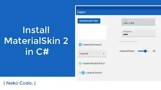 Install MaterialSkin 2 Visual Studio C#
