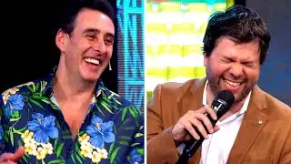 Rodrigo Vagoneta hizo tentar a Guido Kaczka con una batería de chistes