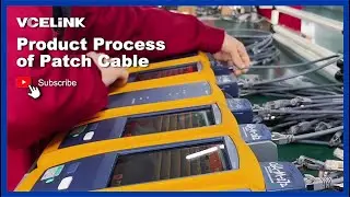 How Patch Cables Are Produced | Factory Production Process | VCELINK