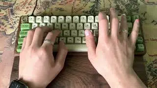 Walnut Tofu65 Gateron Jailhouse Blue MT3 Elvish